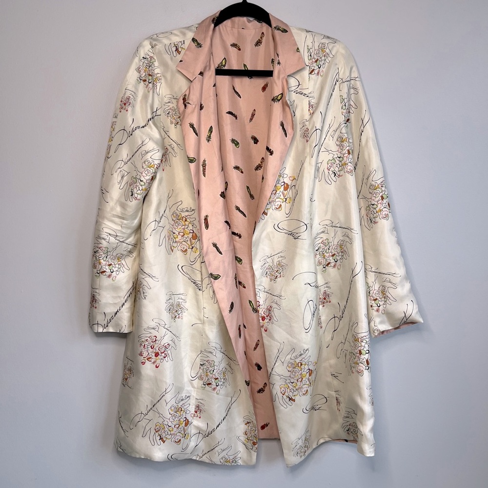 LA PRESTIC OUISTON size 3 Reversible Jacket Long Sleeve Loose Fit